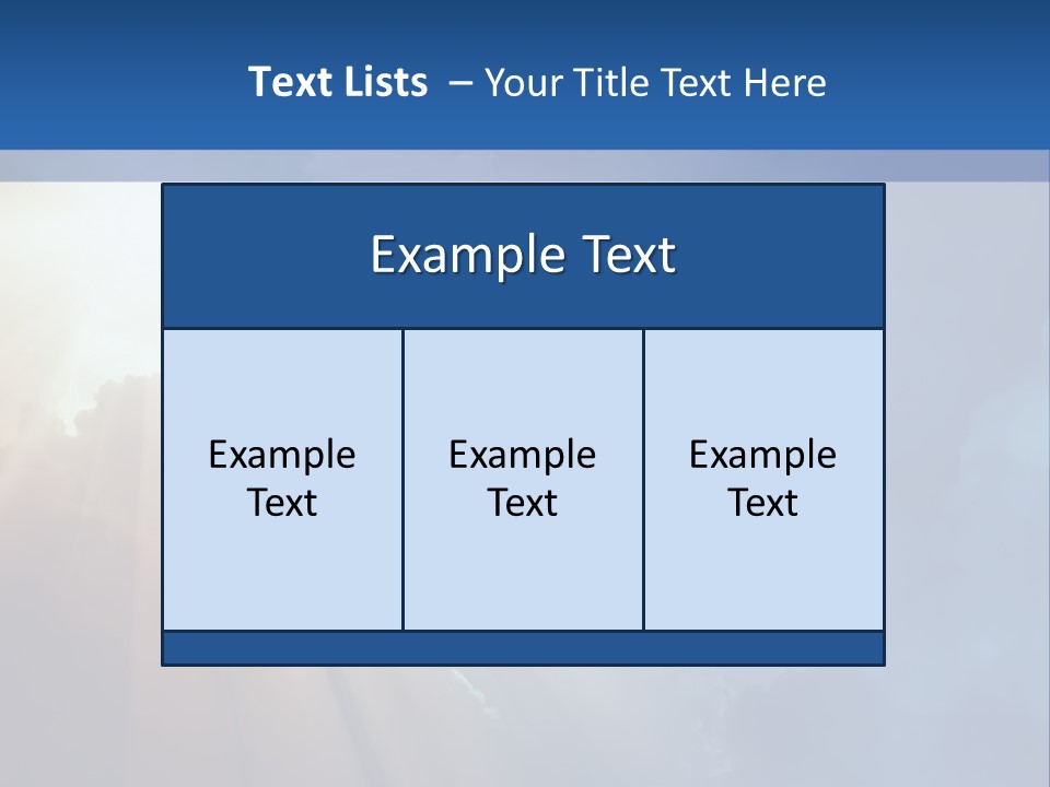 The Sun Shining Through Clouds In The Sky PowerPoint Template