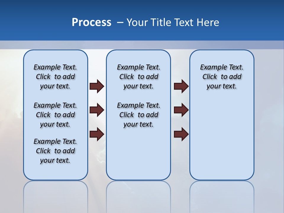 The Sun Shining Through Clouds In The Sky PowerPoint Template