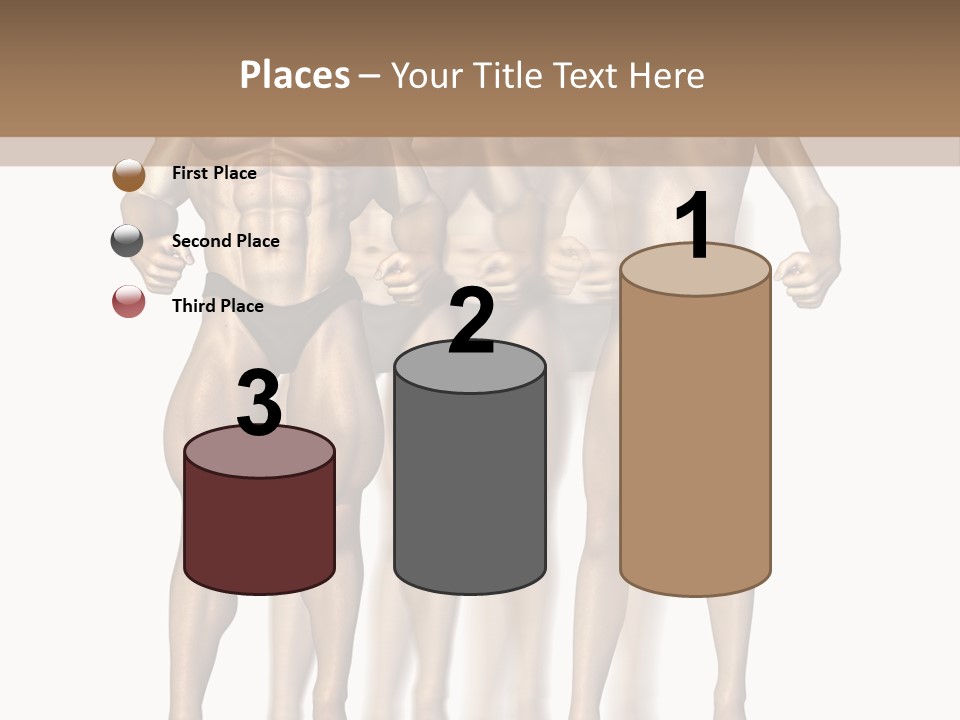 A Group Of Men In Underwear Standing Next To Each Other PowerPoint Template