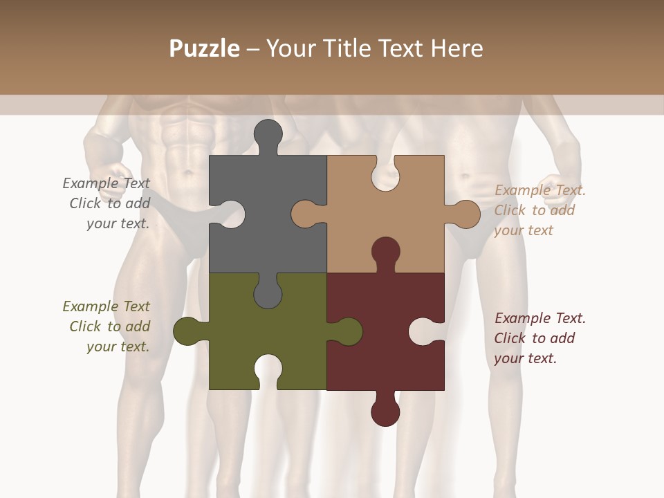 A Group Of Men In Underwear Standing Next To Each Other PowerPoint Template