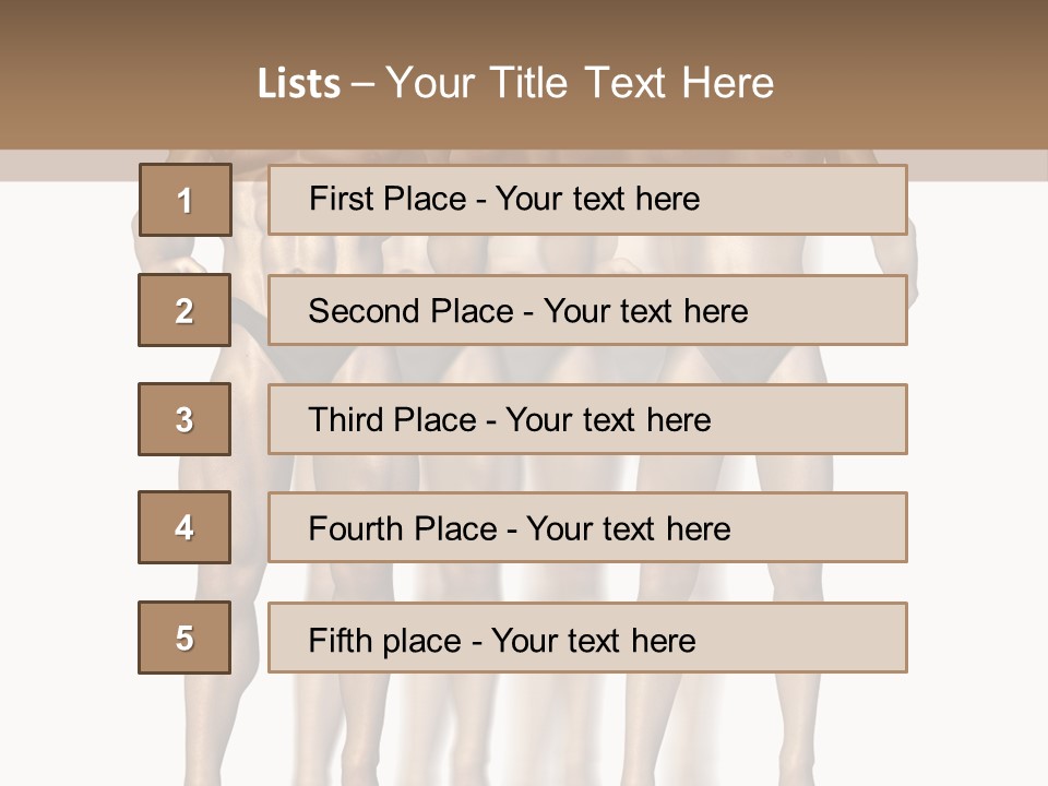 A Group Of Men In Underwear Standing Next To Each Other PowerPoint Template