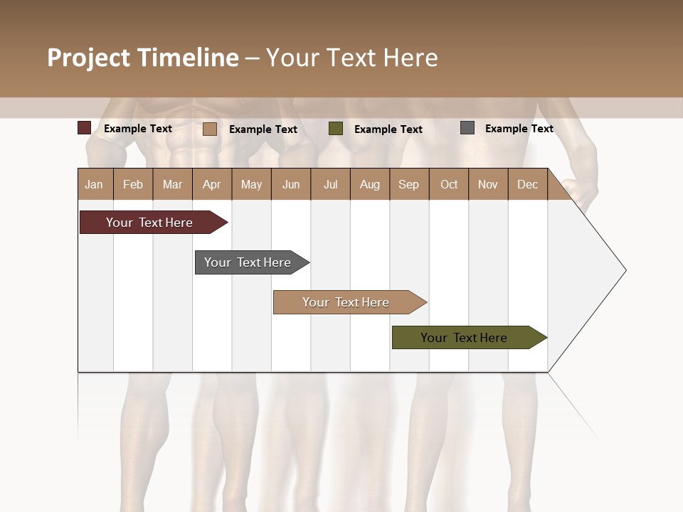A Group Of Men In Underwear Standing Next To Each Other PowerPoint Template
