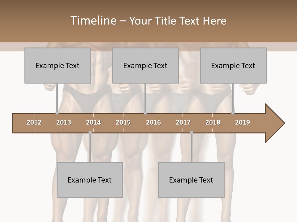 A Group Of Men In Underwear Standing Next To Each Other PowerPoint Template