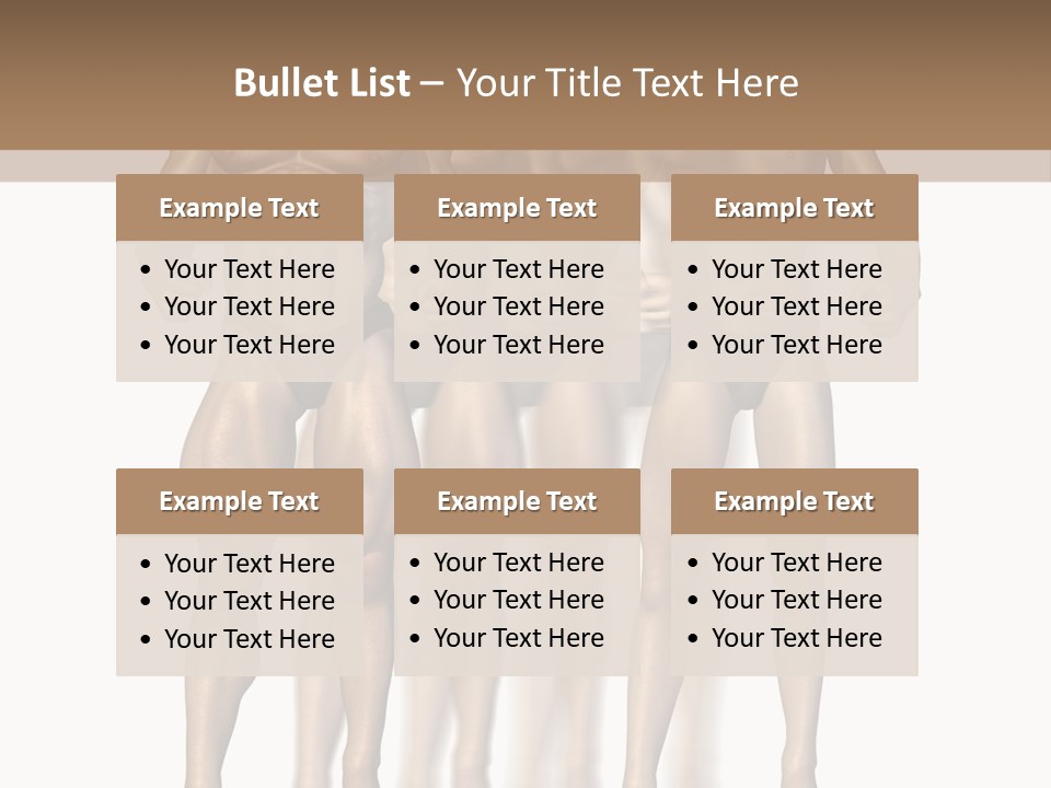 A Group Of Men In Underwear Standing Next To Each Other PowerPoint Template