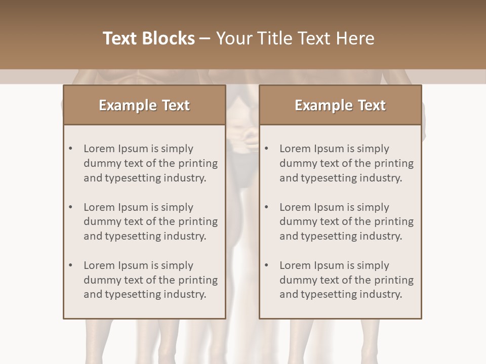 A Group Of Men In Underwear Standing Next To Each Other PowerPoint Template