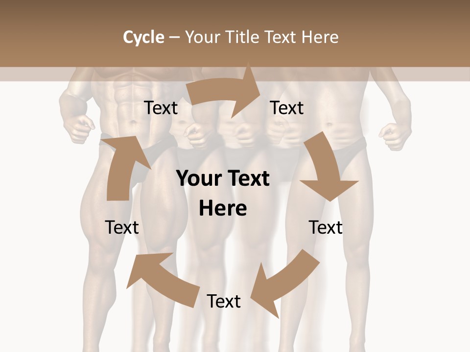 A Group Of Men In Underwear Standing Next To Each Other PowerPoint Template