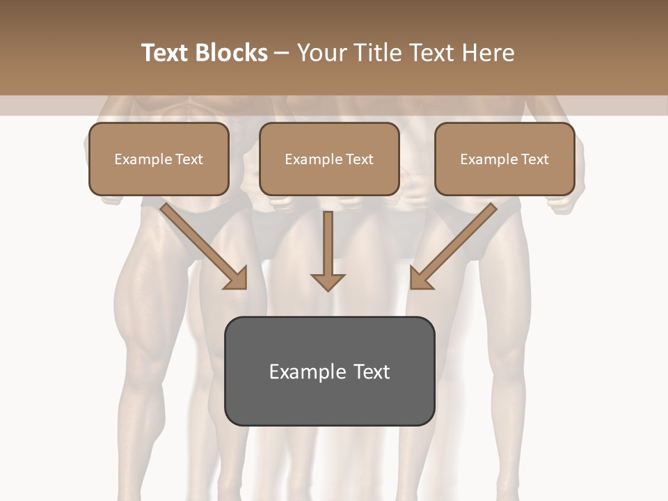 A Group Of Men In Underwear Standing Next To Each Other PowerPoint Template