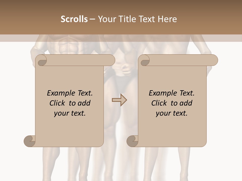 A Group Of Men In Underwear Standing Next To Each Other PowerPoint Template