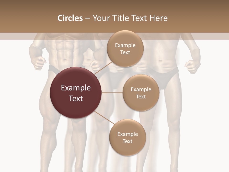 A Group Of Men In Underwear Standing Next To Each Other PowerPoint Template