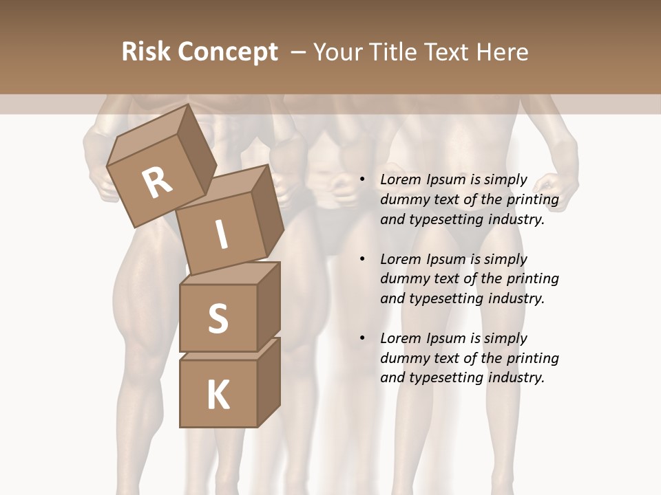 A Group Of Men In Underwear Standing Next To Each Other PowerPoint Template