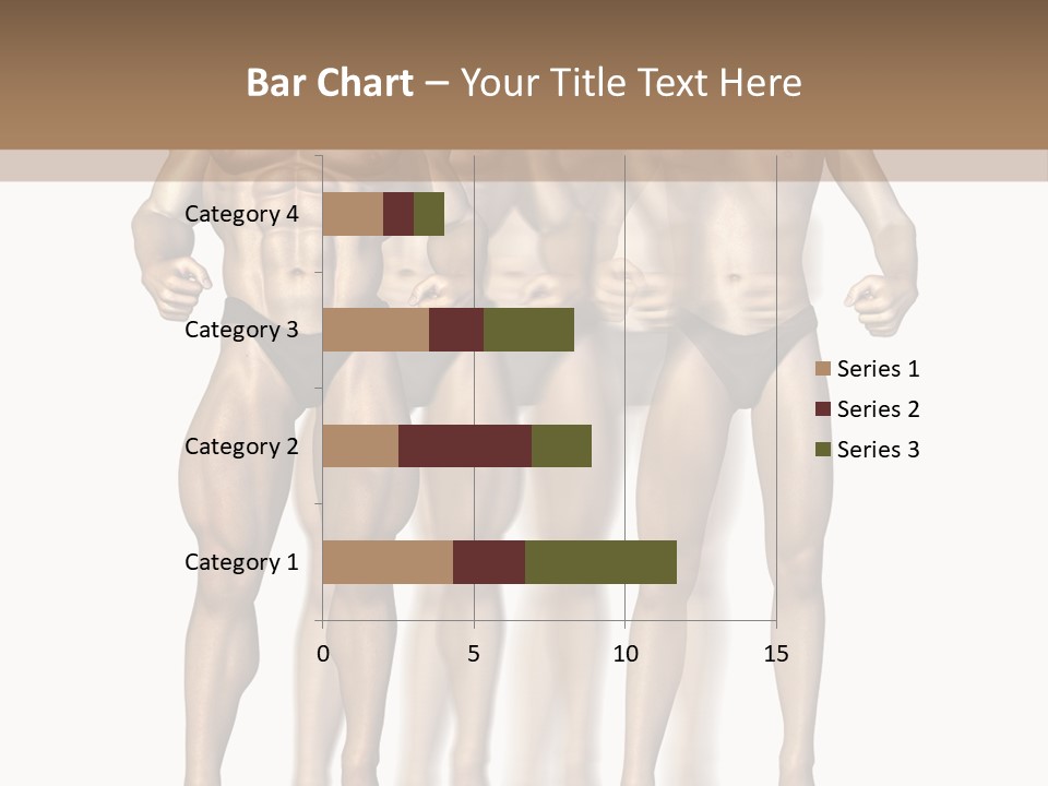 A Group Of Men In Underwear Standing Next To Each Other PowerPoint Template