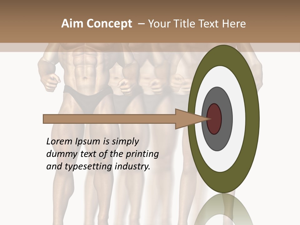 A Group Of Men In Underwear Standing Next To Each Other PowerPoint Template