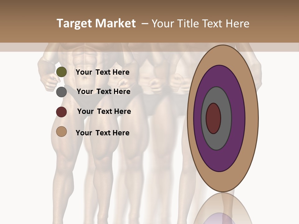 A Group Of Men In Underwear Standing Next To Each Other PowerPoint Template