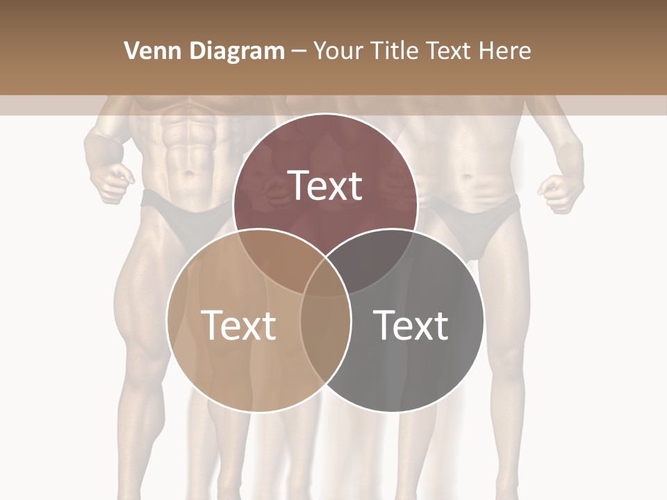A Group Of Men In Underwear Standing Next To Each Other PowerPoint Template
