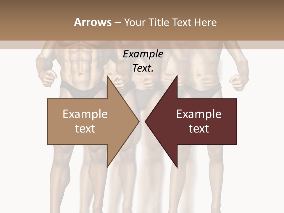 A Group Of Men In Underwear Standing Next To Each Other PowerPoint Template