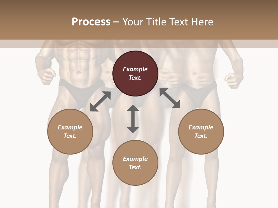 A Group Of Men In Underwear Standing Next To Each Other PowerPoint Template