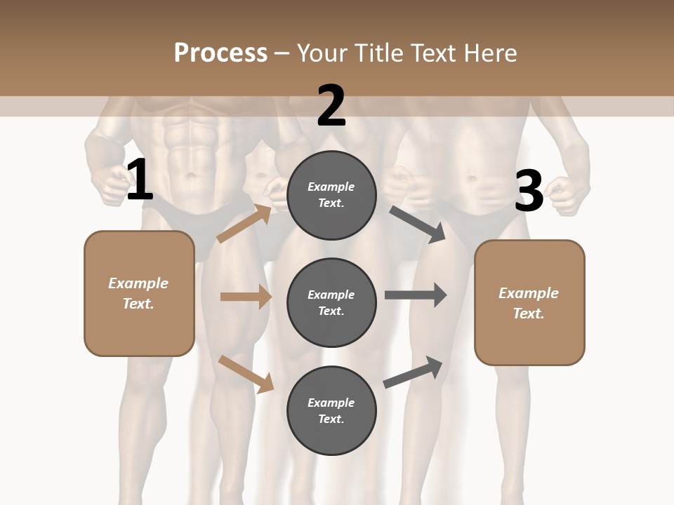 A Group Of Men In Underwear Standing Next To Each Other PowerPoint Template