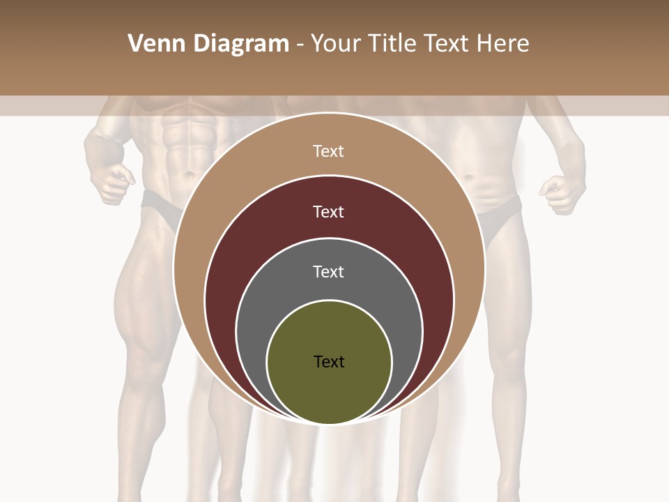 A Group Of Men In Underwear Standing Next To Each Other PowerPoint Template