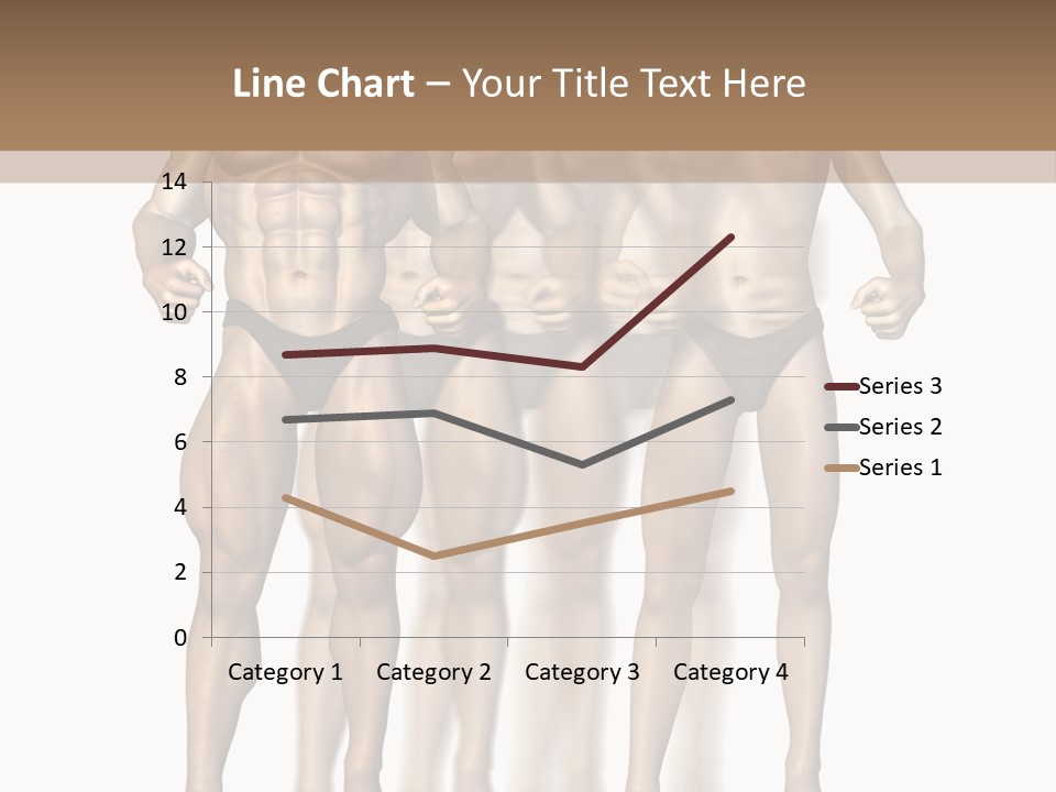 A Group Of Men In Underwear Standing Next To Each Other PowerPoint Template