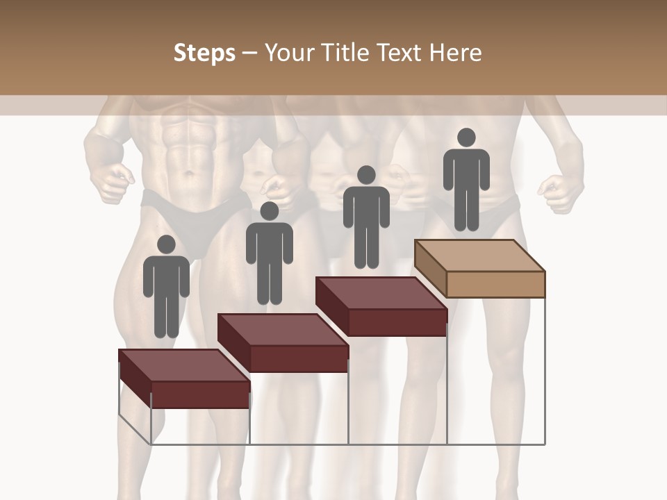 A Group Of Men In Underwear Standing Next To Each Other PowerPoint Template