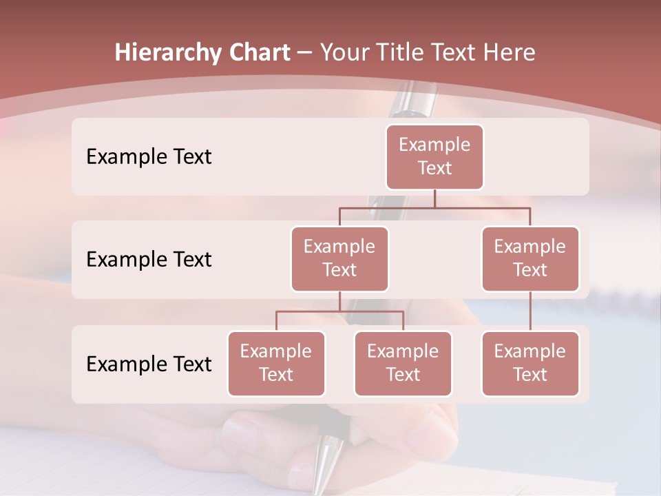 A Person Writing On A Notepad With A Pen PowerPoint Template
