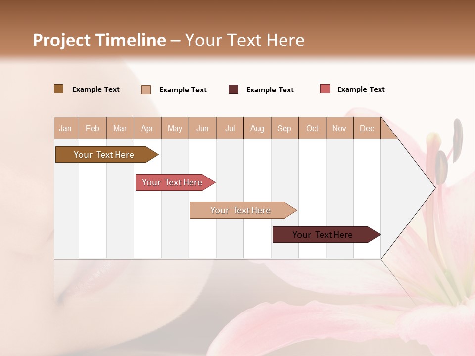 A Woman With A Flower In Her Hand Powerpoint Template PowerPoint Template