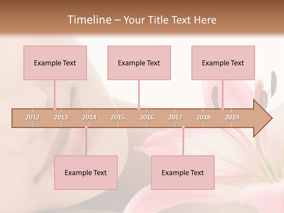 A Woman With A Flower In Her Hand Powerpoint Template PowerPoint Template