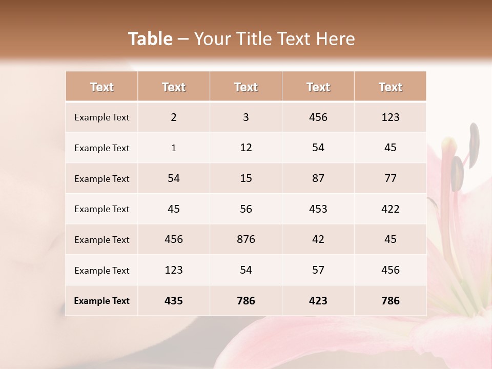 A Woman With A Flower In Her Hand Powerpoint Template PowerPoint Template