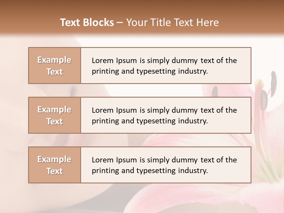 A Woman With A Flower In Her Hand Powerpoint Template PowerPoint Template