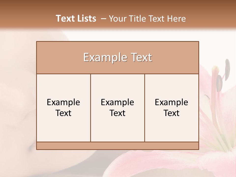 A Woman With A Flower In Her Hand Powerpoint Template PowerPoint Template