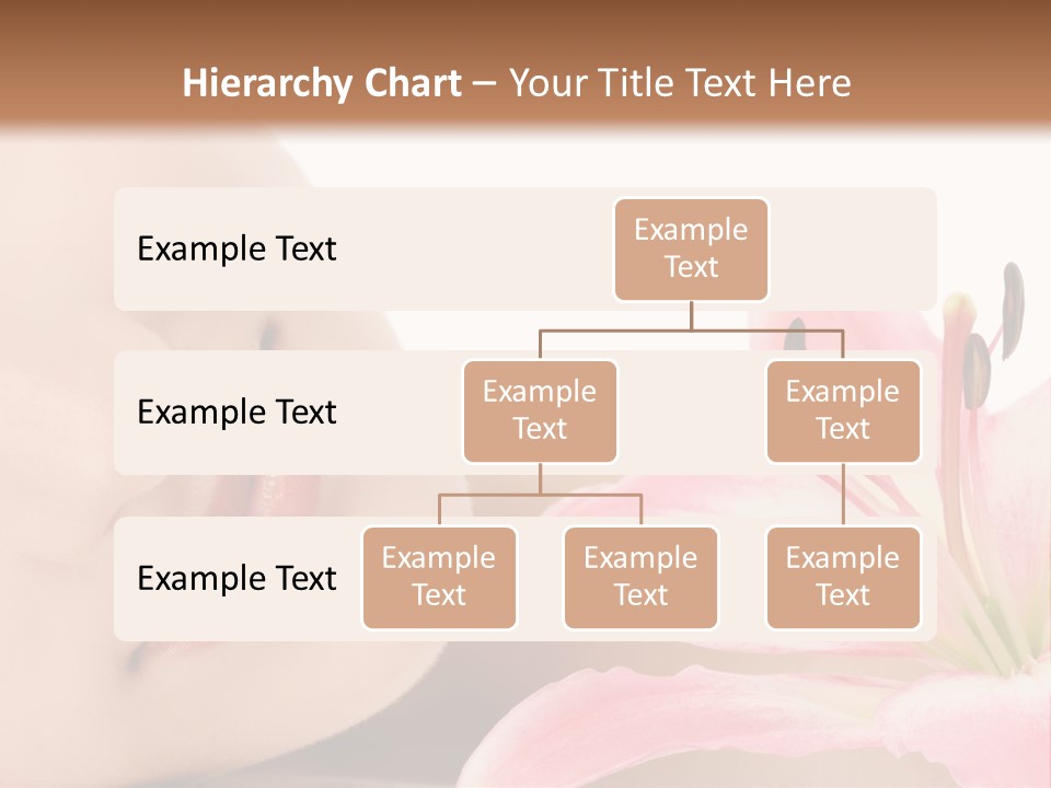 A Woman With A Flower In Her Hand Powerpoint Template PowerPoint Template