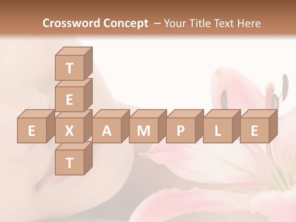 A Woman With A Flower In Her Hand Powerpoint Template PowerPoint Template