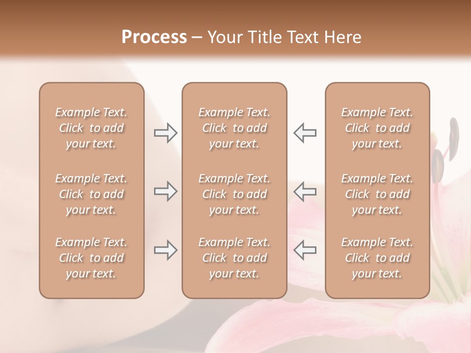 A Woman With A Flower In Her Hand Powerpoint Template PowerPoint Template