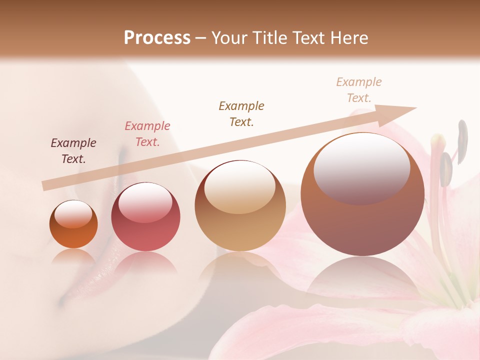 A Woman With A Flower In Her Hand Powerpoint Template PowerPoint Template