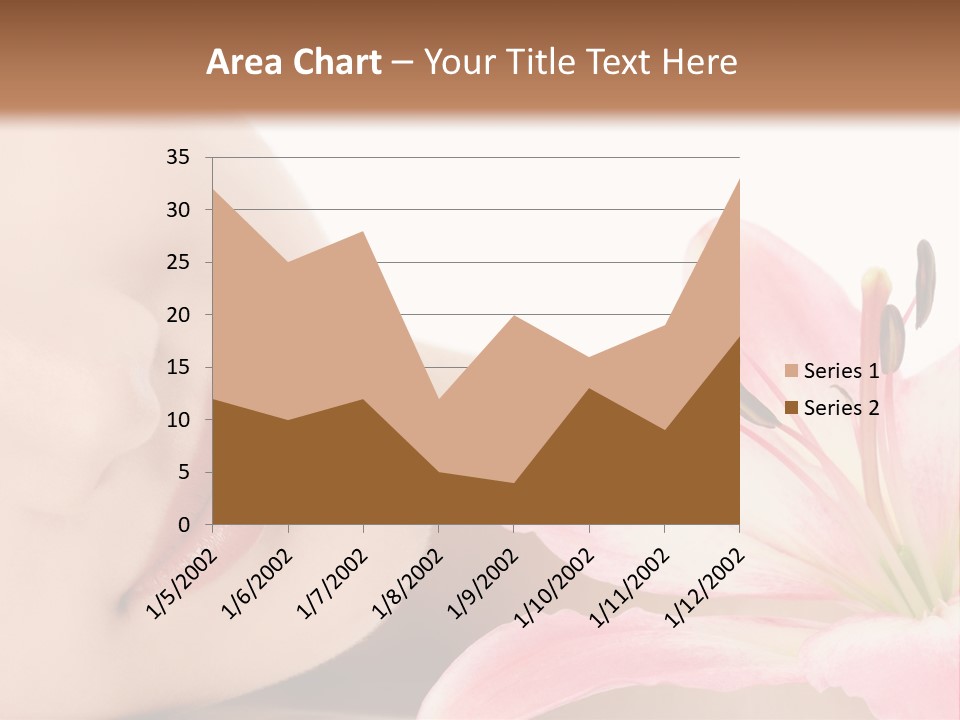 A Woman With A Flower In Her Hand Powerpoint Template PowerPoint Template