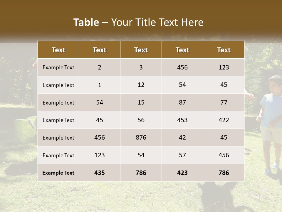 A Group Of People Standing Around A Tent PowerPoint Template