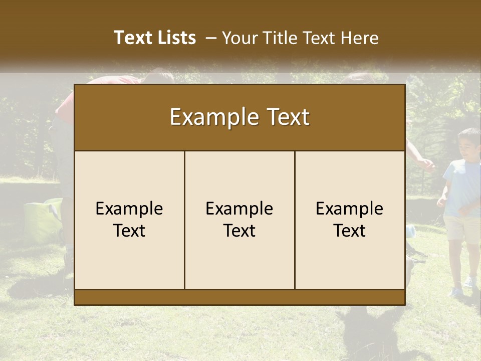 A Group Of People Standing Around A Tent PowerPoint Template