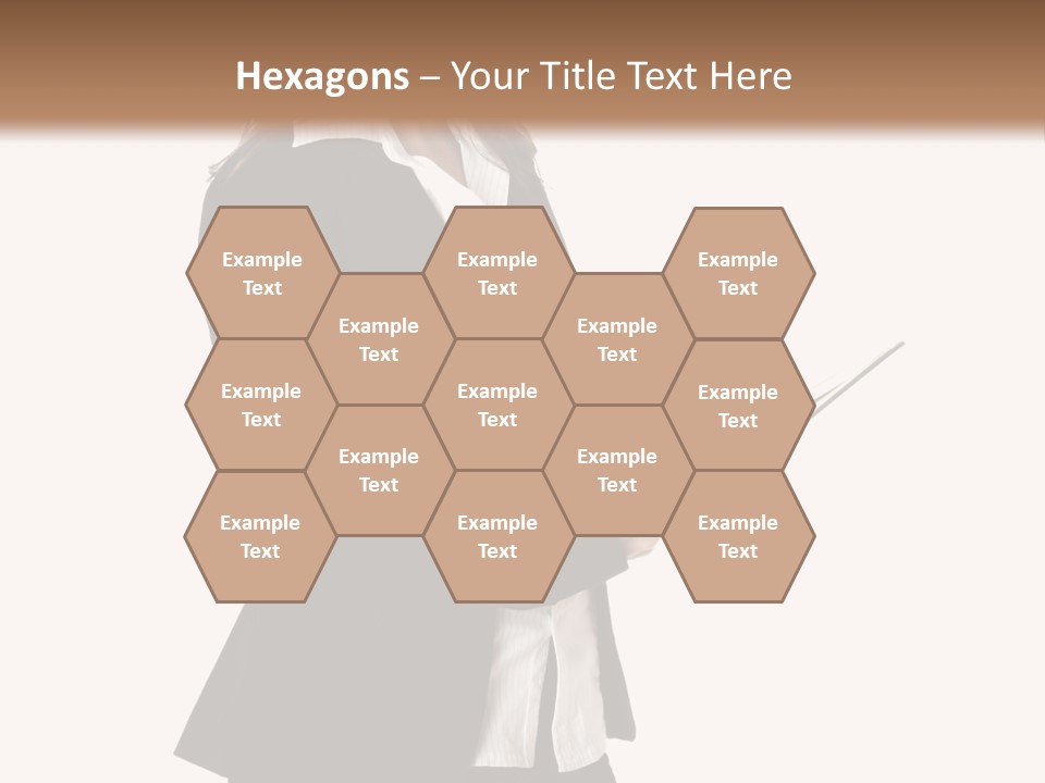 A Woman In A Business Suit Holding A Clipboard PowerPoint Template