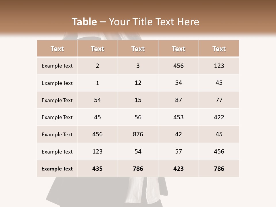 A Woman In A Business Suit Holding A Clipboard PowerPoint Template