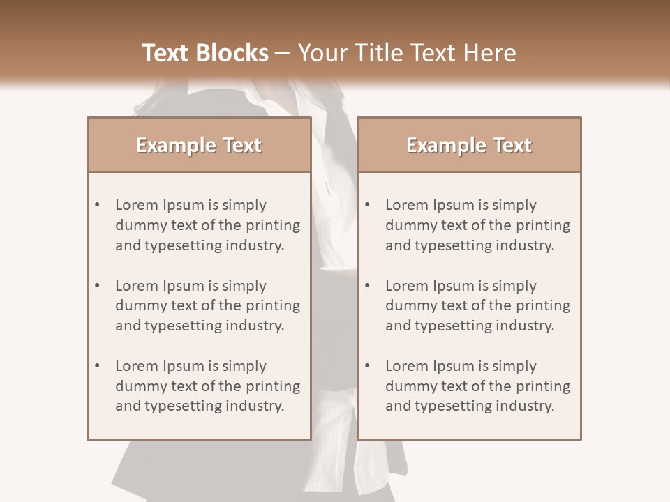 A Woman In A Business Suit Holding A Clipboard PowerPoint Template