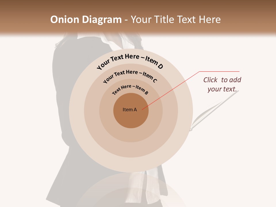 A Woman In A Business Suit Holding A Clipboard PowerPoint Template