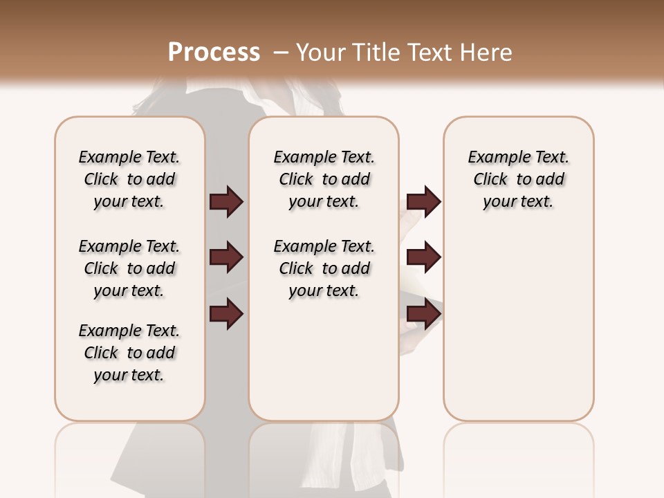 A Woman In A Business Suit Holding A Clipboard PowerPoint Template