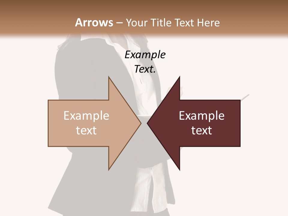 A Woman In A Business Suit Holding A Clipboard PowerPoint Template