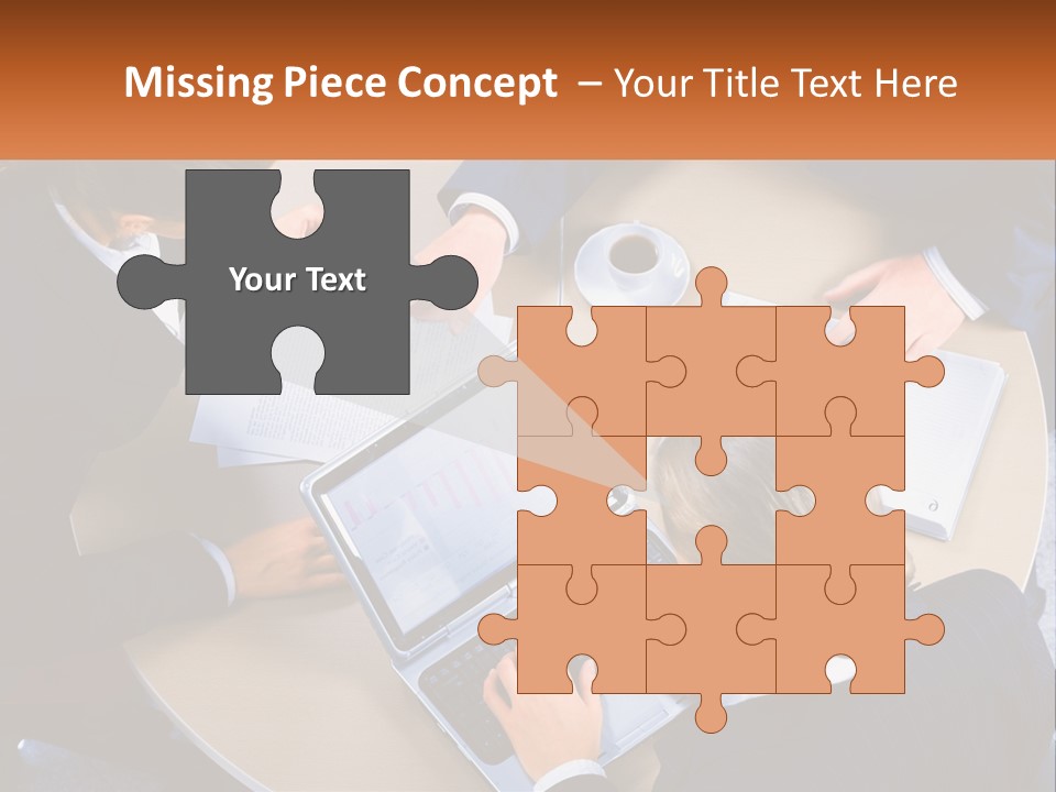 A Group Of People Sitting At A Table Working On Laptops PowerPoint Template