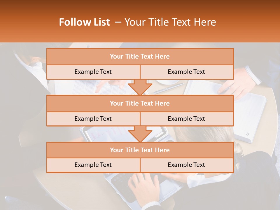 A Group Of People Sitting At A Table Working On Laptops PowerPoint Template