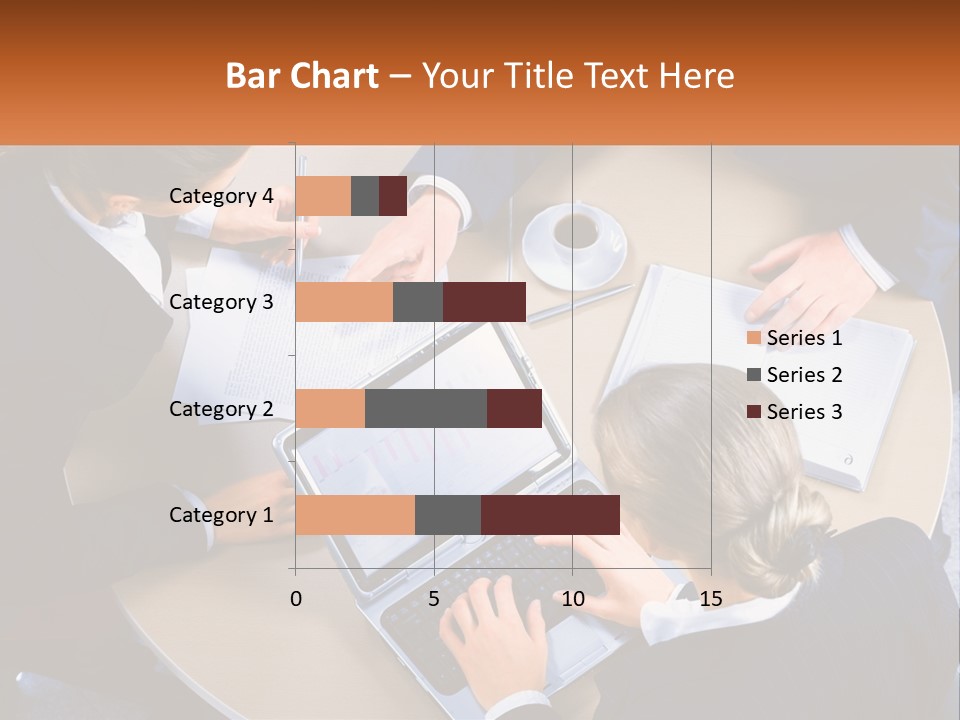 A Group Of People Sitting At A Table Working On Laptops PowerPoint Template