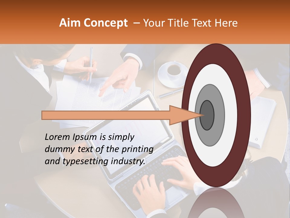 A Group Of People Sitting At A Table Working On Laptops PowerPoint Template