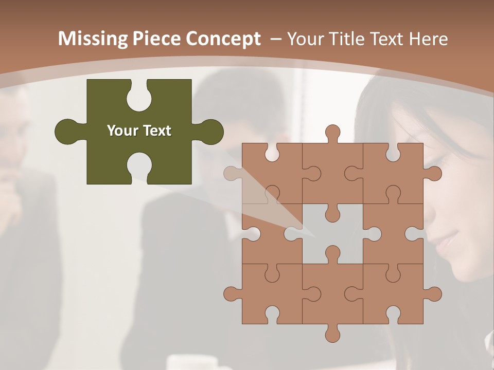 A Woman Sitting At A Table With A Cup Of Coffee In Front Of Her PowerPoint Template