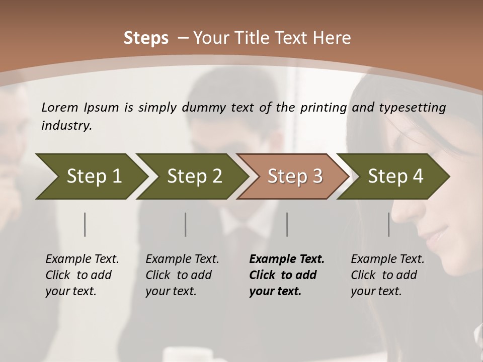 A Woman Sitting At A Table With A Cup Of Coffee In Front Of Her PowerPoint Template