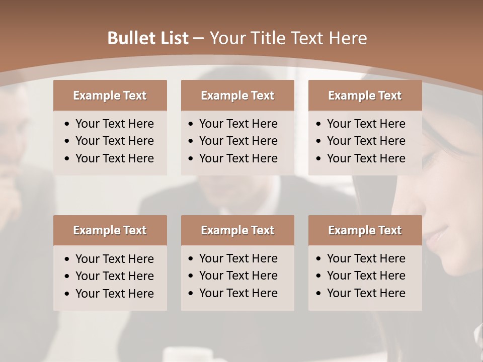 A Woman Sitting At A Table With A Cup Of Coffee In Front Of Her PowerPoint Template